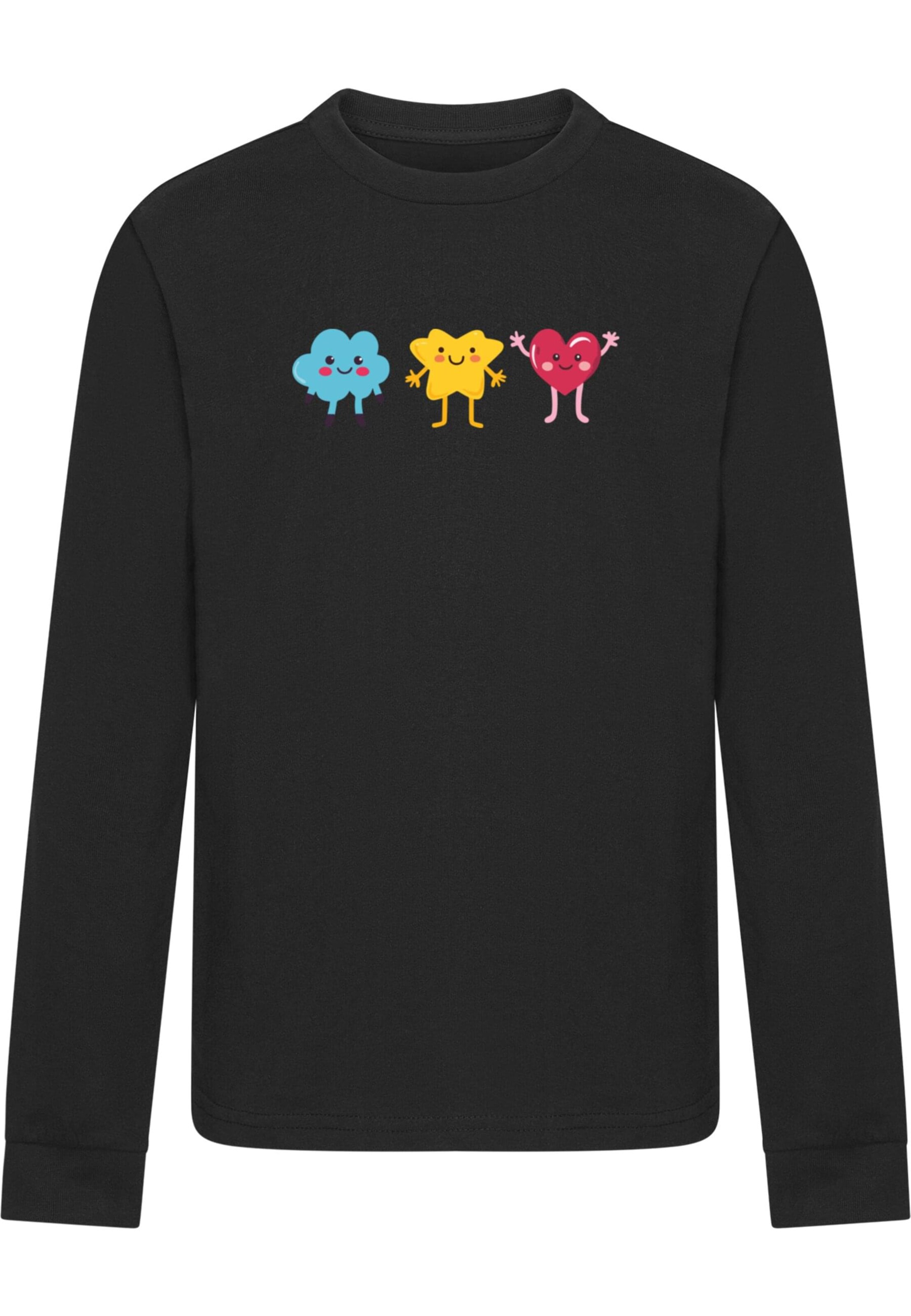 Maglietta 'Cute Crew' di Merchcode in nero: frontale