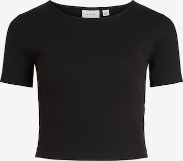 VILA - Camisa em preto: frente