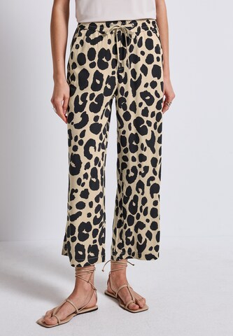 STREET ONE Loose fit Pants in Beige: front