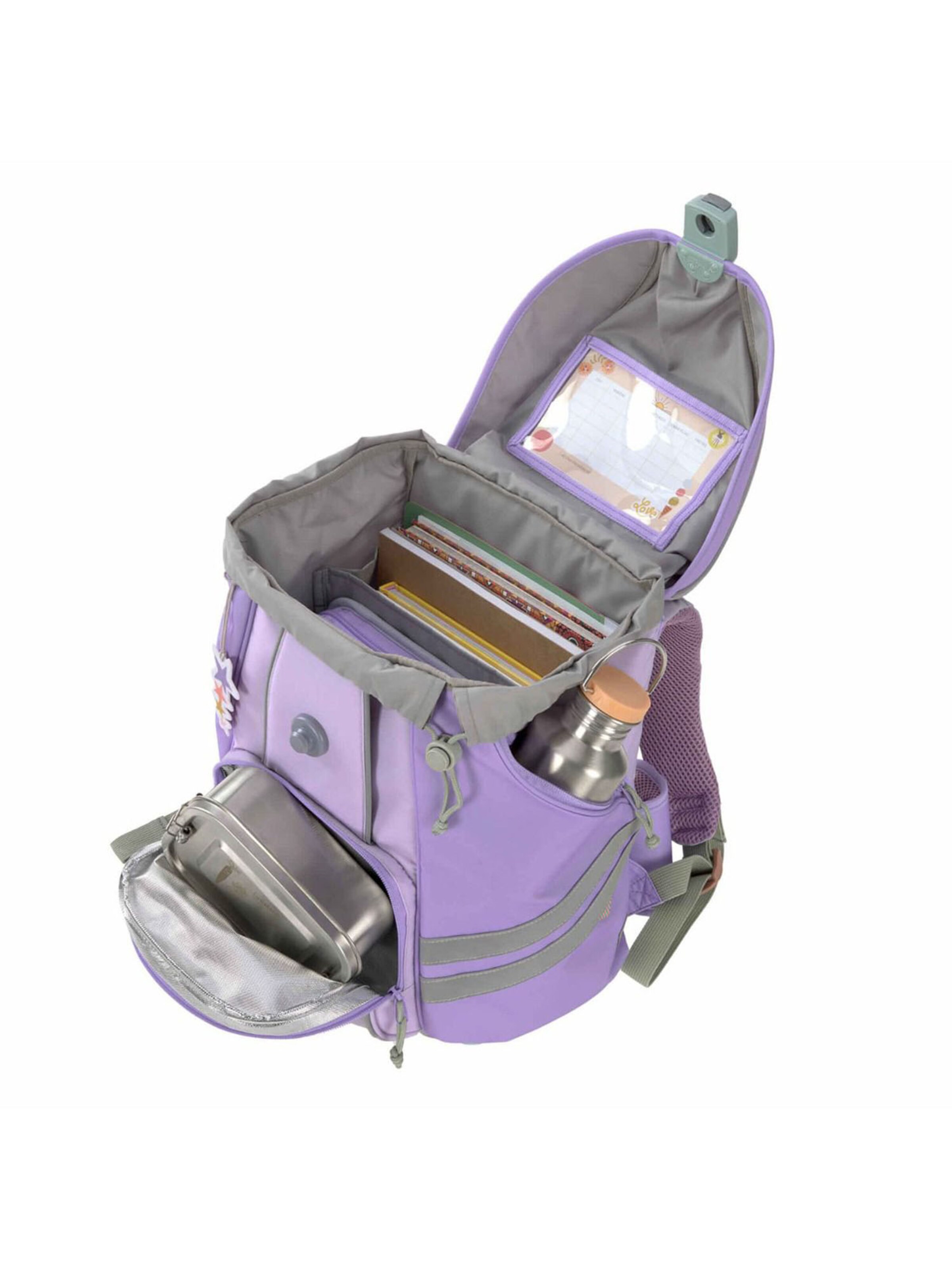LÄSSIG Backpack 'Flexy Unique' in Purple