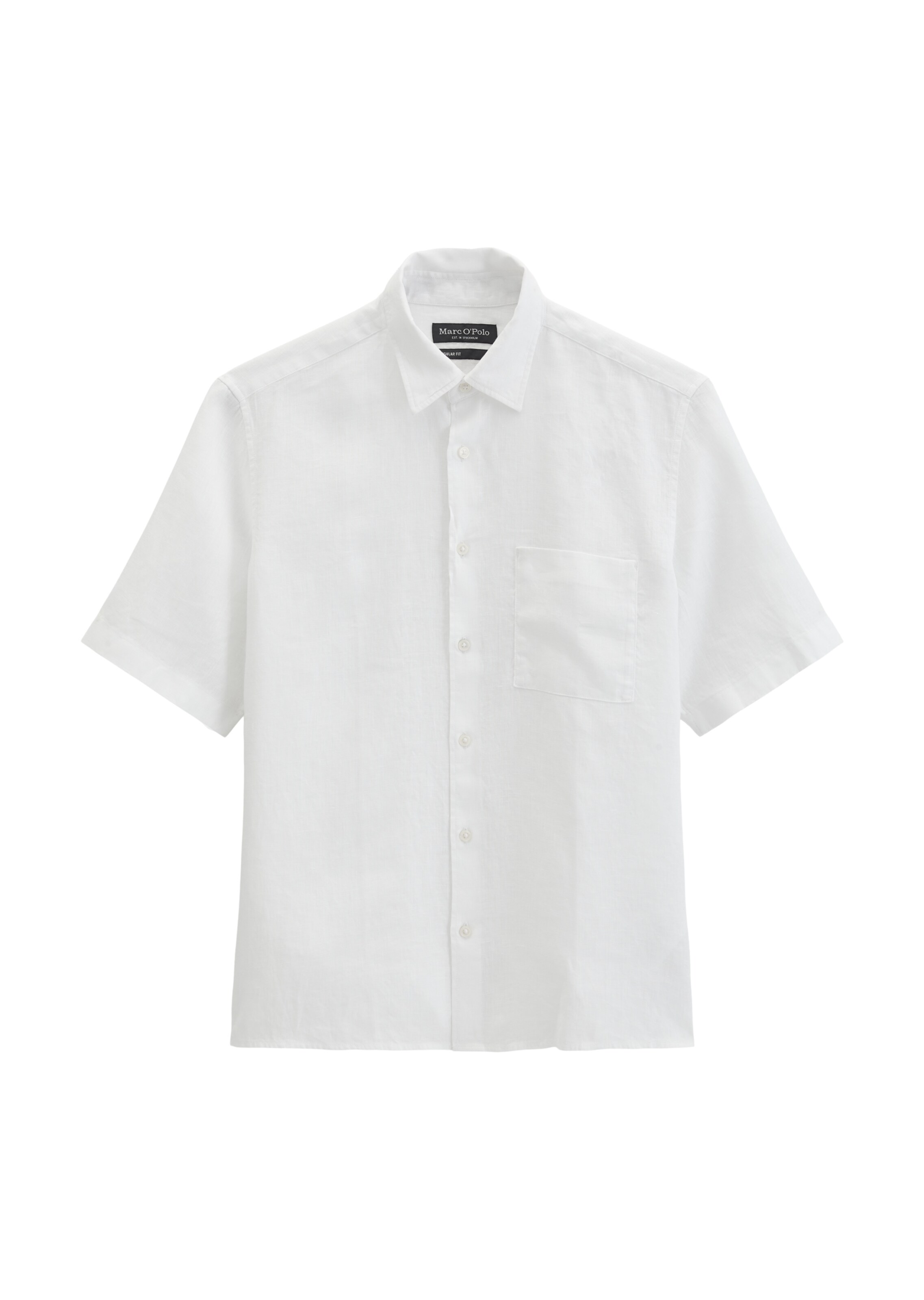 Marc O'Polo Button Up Shirt in White: front
