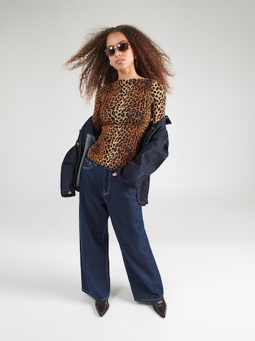 King Louie T-shirt 'Marina Fargo' i brun