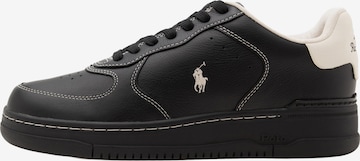 Baskets basses 'MASTERS CRT' Polo Ralph Lauren en noir : devant