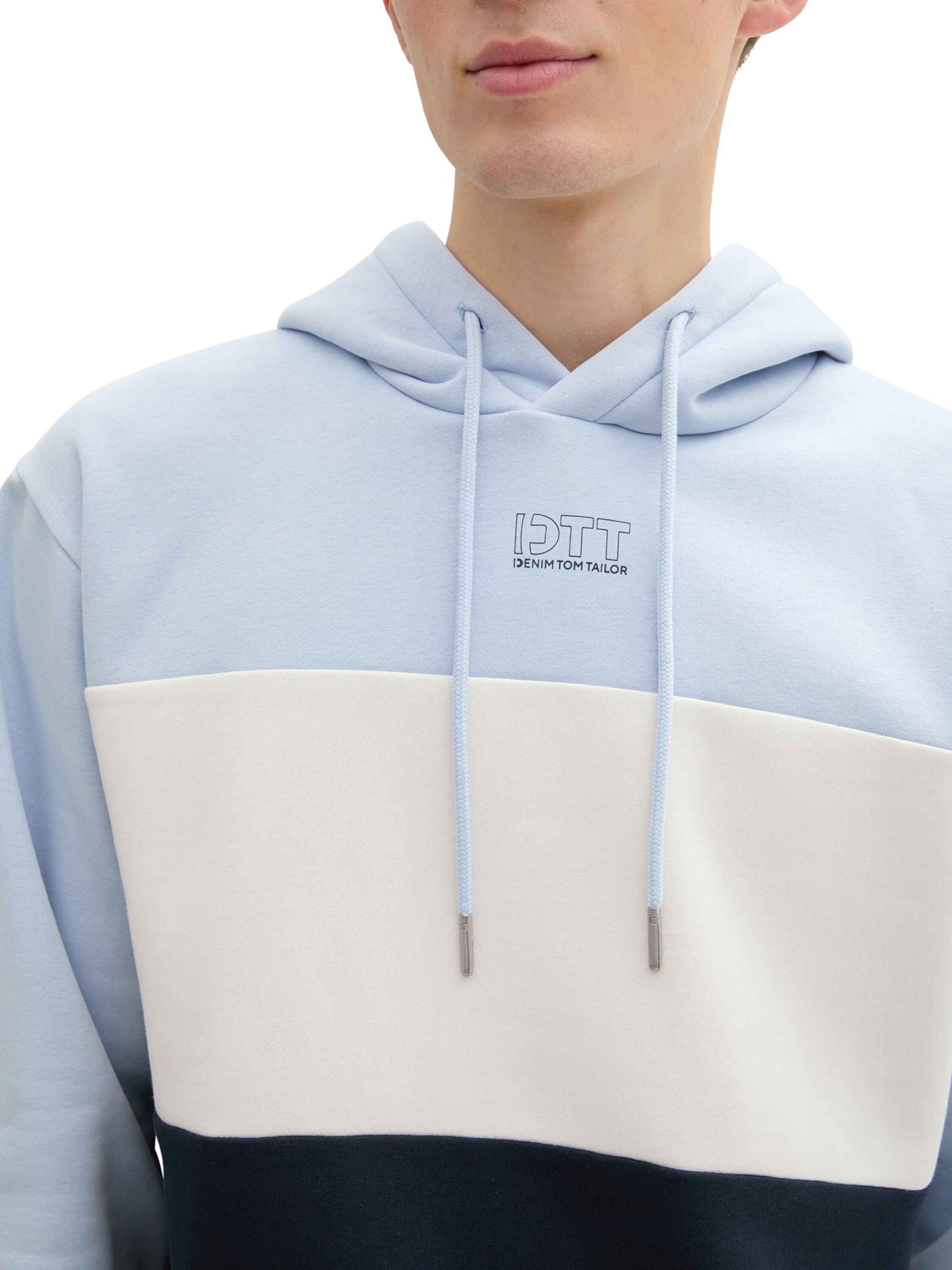 TOM TAILOR DENIM Sweatshirt in Blue