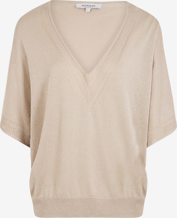 Pull-over Morgan en beige : devant