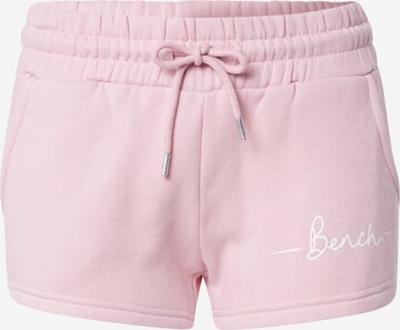 Coupe slim Pantalon 'NOVA' BENCH en rose : devant