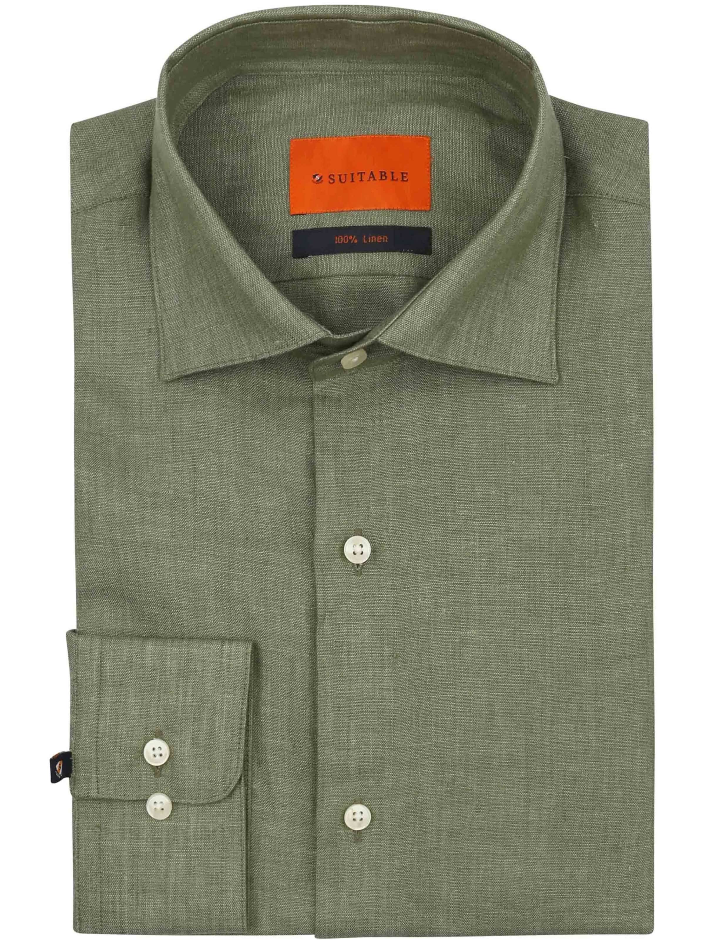 Suitable Comfort Fit Hemd‌‌‌‌‌‌ in Grün