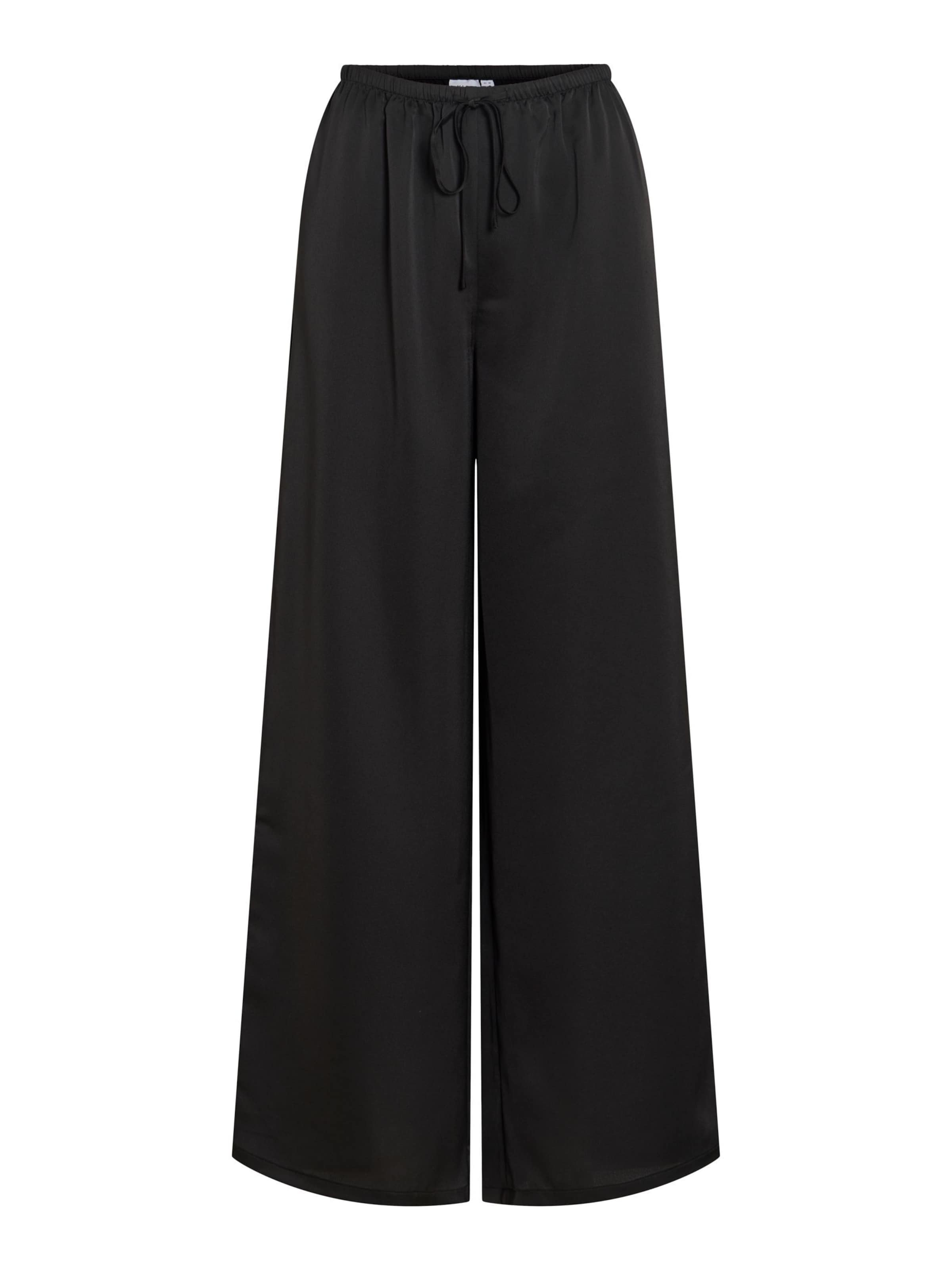 Wide Leg Pantalon 'VIEllette' VILA en noir : devant