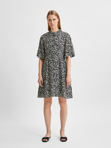 SELECTED FEMME Shirt Dress 'Uma' in Black