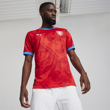 PUMA Tricot 'Tschechische Republik 2024' in Rood: voorkant