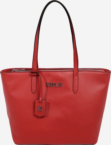 REPLAY Shopper in Red: front