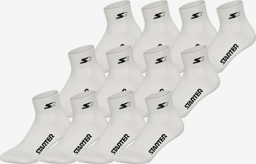 Chaussettes Starter en blanc : devant