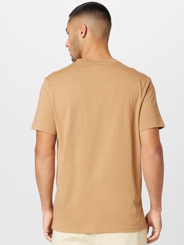 Maglietta 'T-Shirt RN' di BOSS in beige