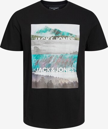JACK & JONES Koszulka 'BOOSTER' w kolorze czarny: przód