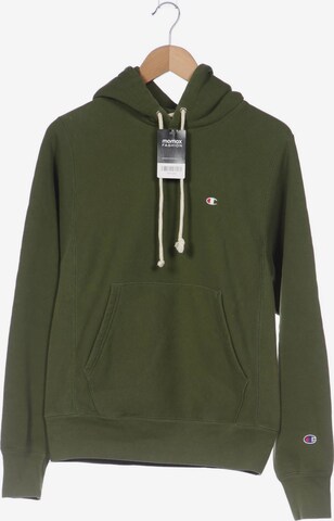 Champion Sweatshirt & Zip-Up Hoodie in XS in Green: front