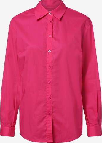 Marie Lund Blouse in Roze: voorkant