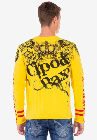 CIPO & BAXX Sweatshirt in Gelb