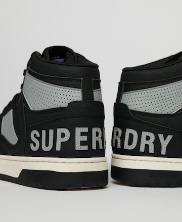 Superdry High-Top Sneakers in Black