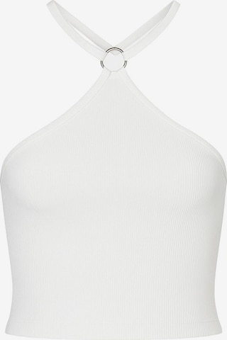 Alexa Dash Blouse in White: front
