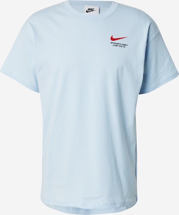 Tricou de la Nike Sportswear pe albastru: față