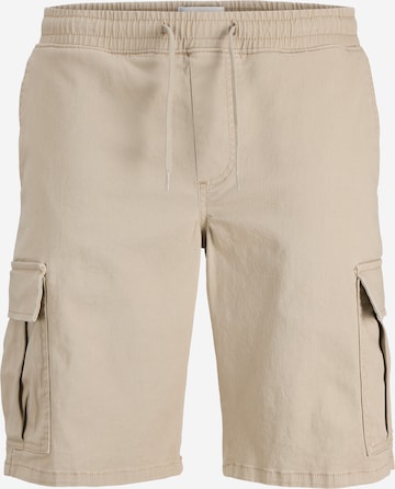 JACK & JONES Cargo Pants in Beige: front