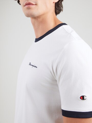 balta Champion Authentic Athletic Apparel Marškinėliai