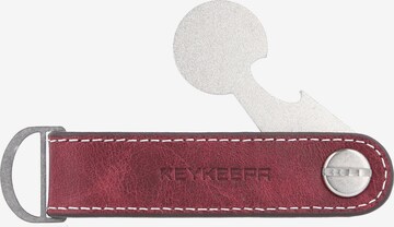 Keykeepa Key Ring 'Loop' in Red: front