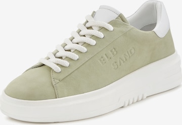 Baskets basses Elbsand en vert : devant