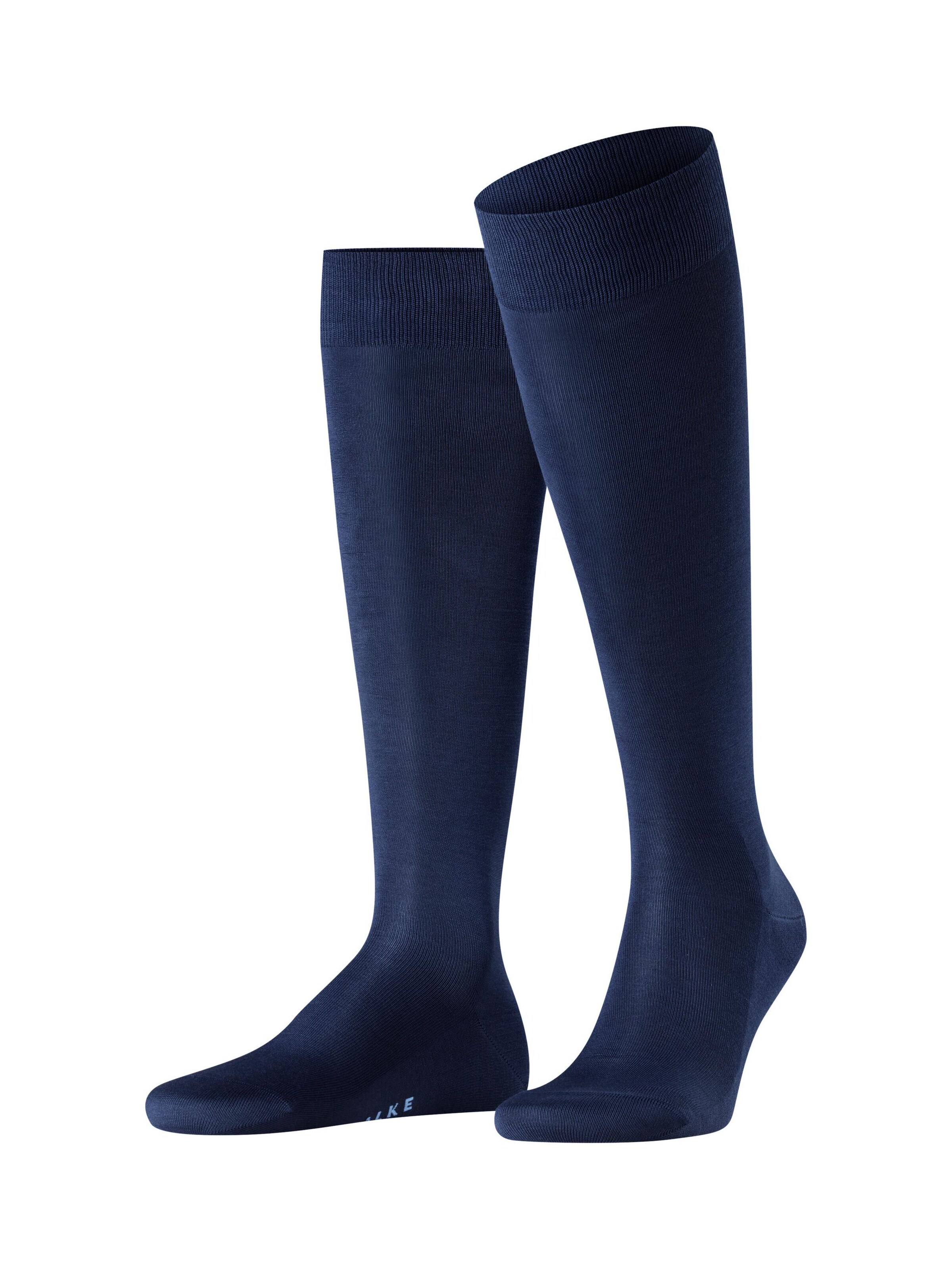 FALKE Knee High Socks 'Tiago' in Blue