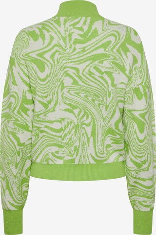 Pull-over 'Mila' PIECES en vert