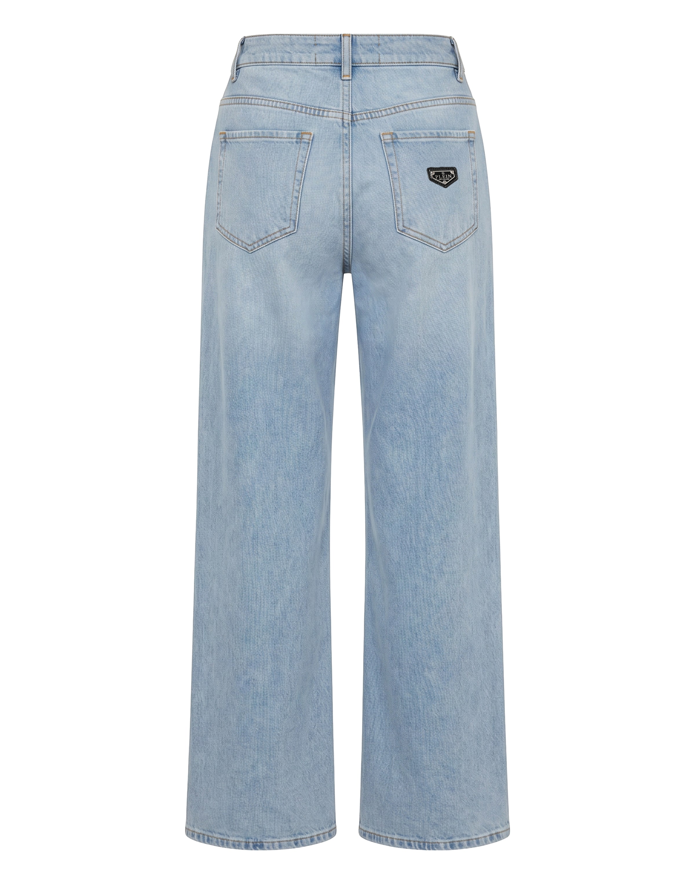 Philipp Plein - Regular Calças em azul