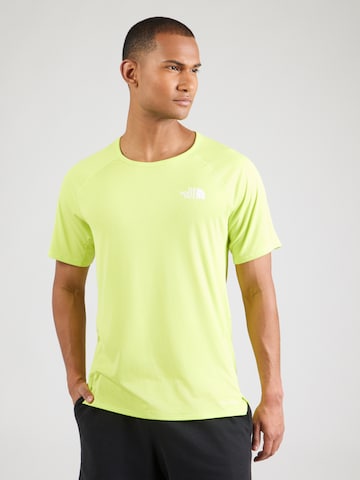 THE NORTH FACE Функционална тениска 'SUNRISER' в зелено: отпред