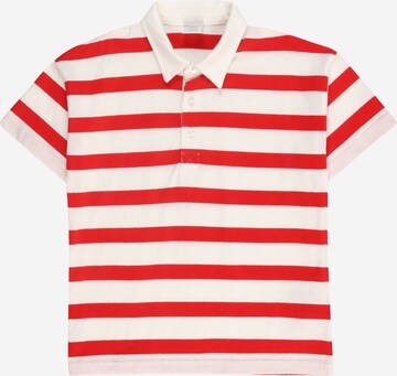 Lindex - Camiseta 'Rugger' en rojo: frente