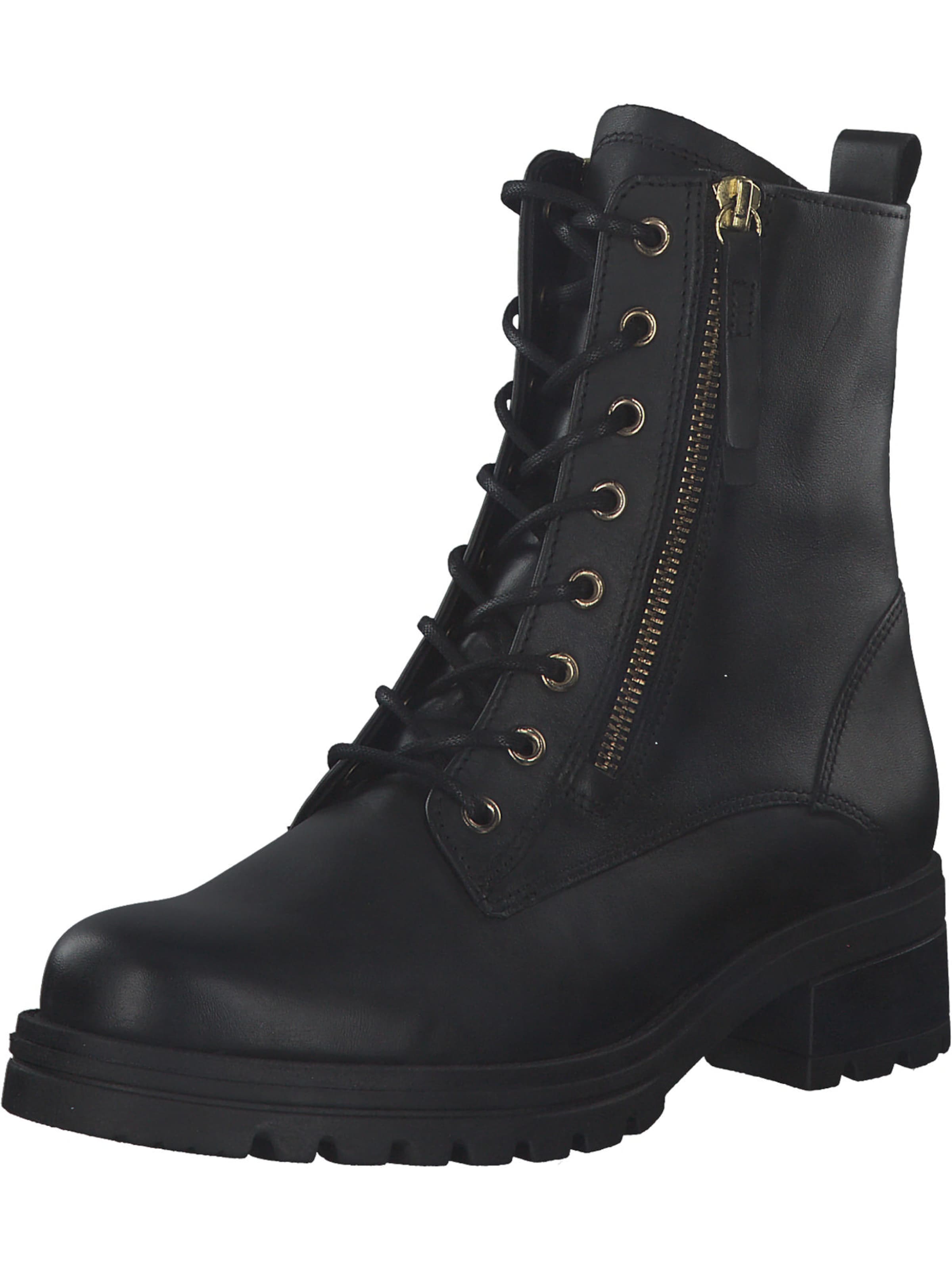 GABOR Lace-up bootie 'Rhodos' in Black: front