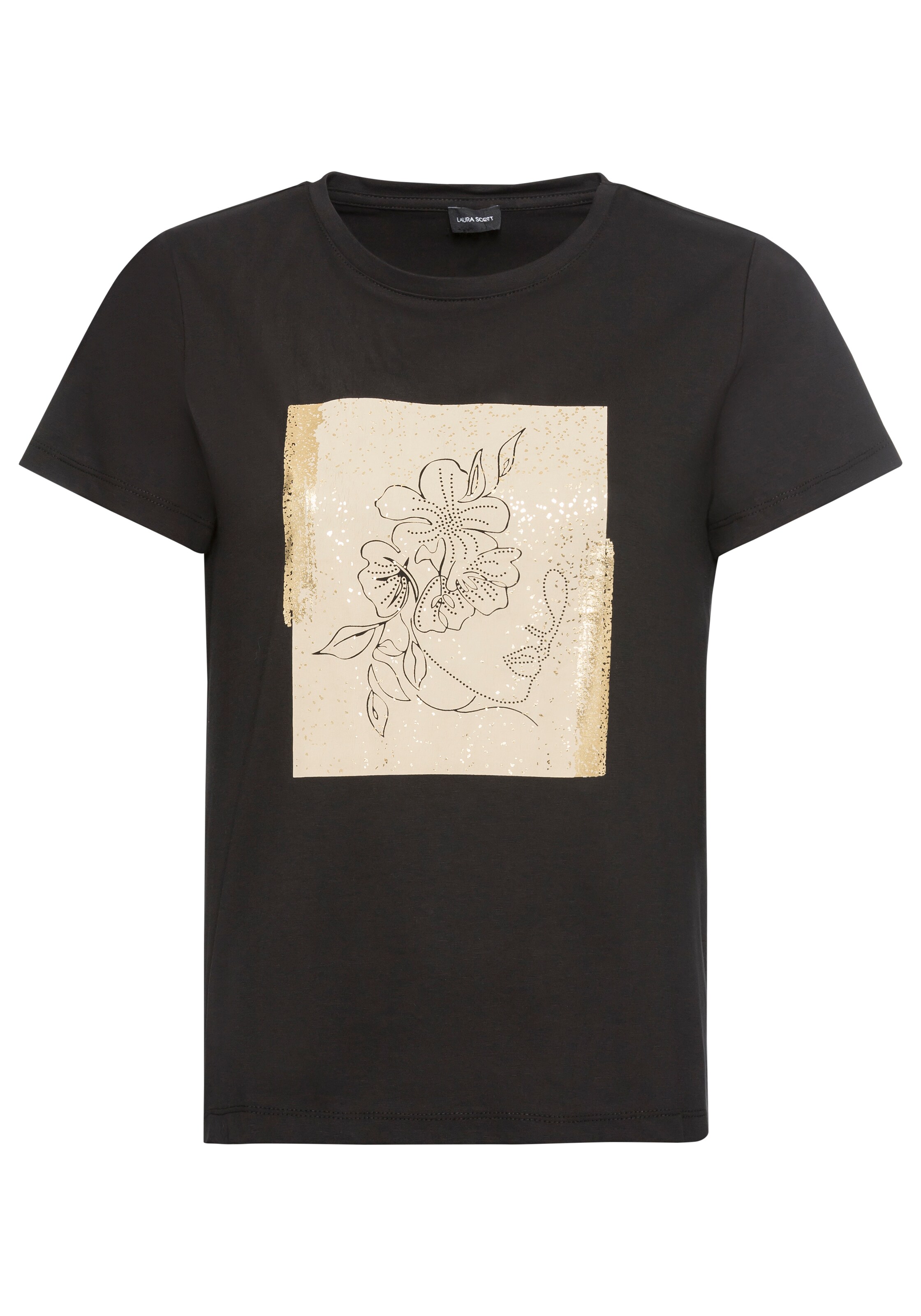 LAURA SCOTT Shirt in Black: front