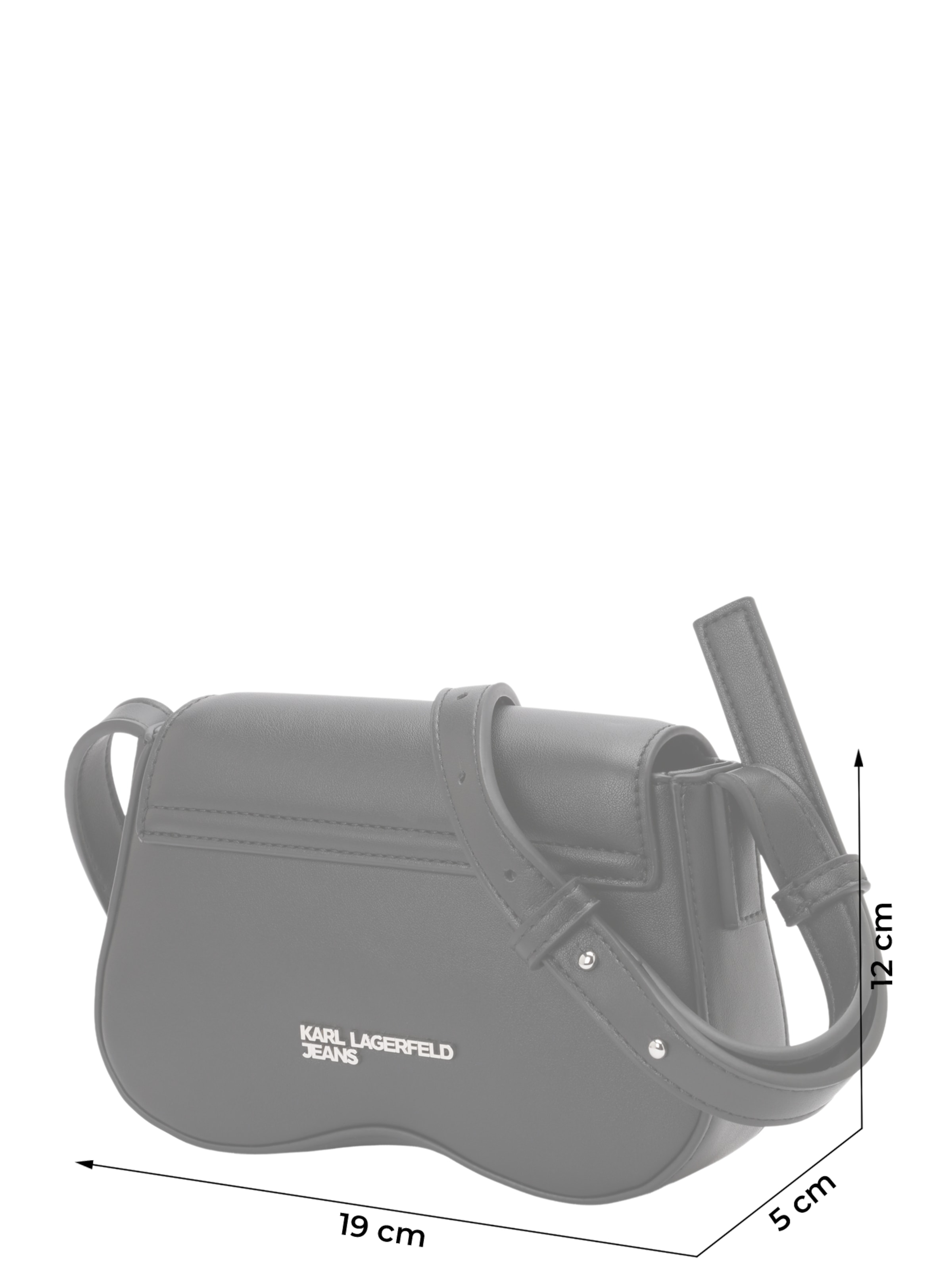 Geantă de umăr 'Sunglasses' de la KARL LAGERFELD JEANS pe negru