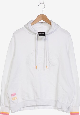 Zwillingsherz Sweatshirt & Zip-Up Hoodie in L in White: front