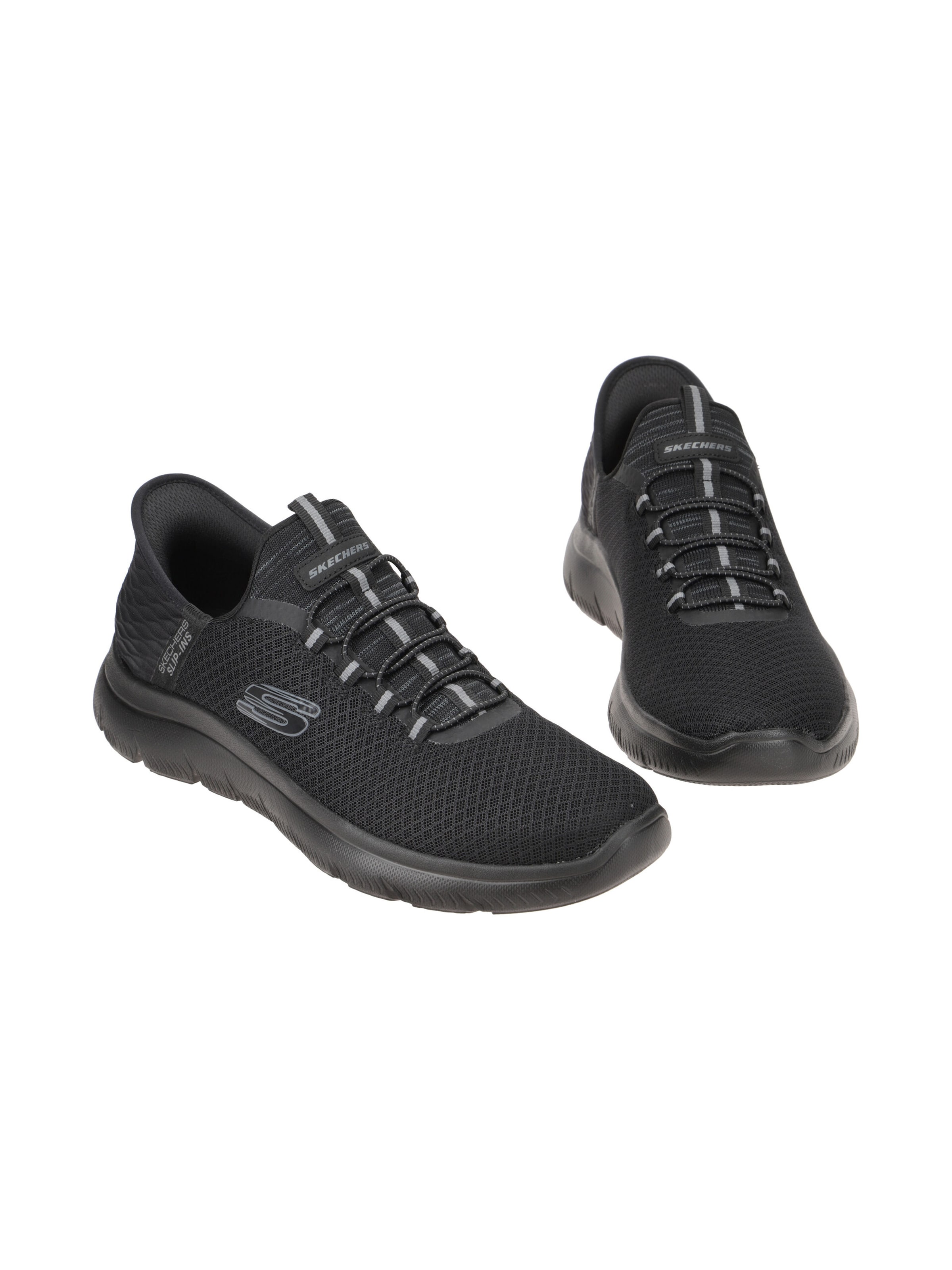 SKECHERS Hausschuh in Schwarz