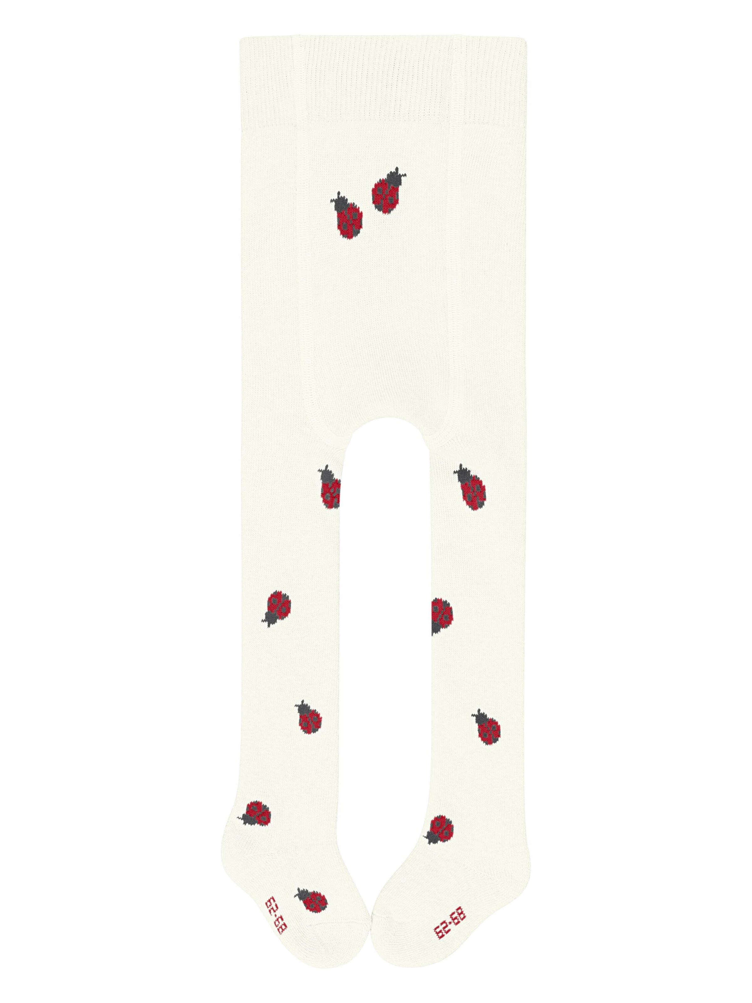 FALKE Strumpfhose 'Cute Ladybug'‌‌‌ in Weiß