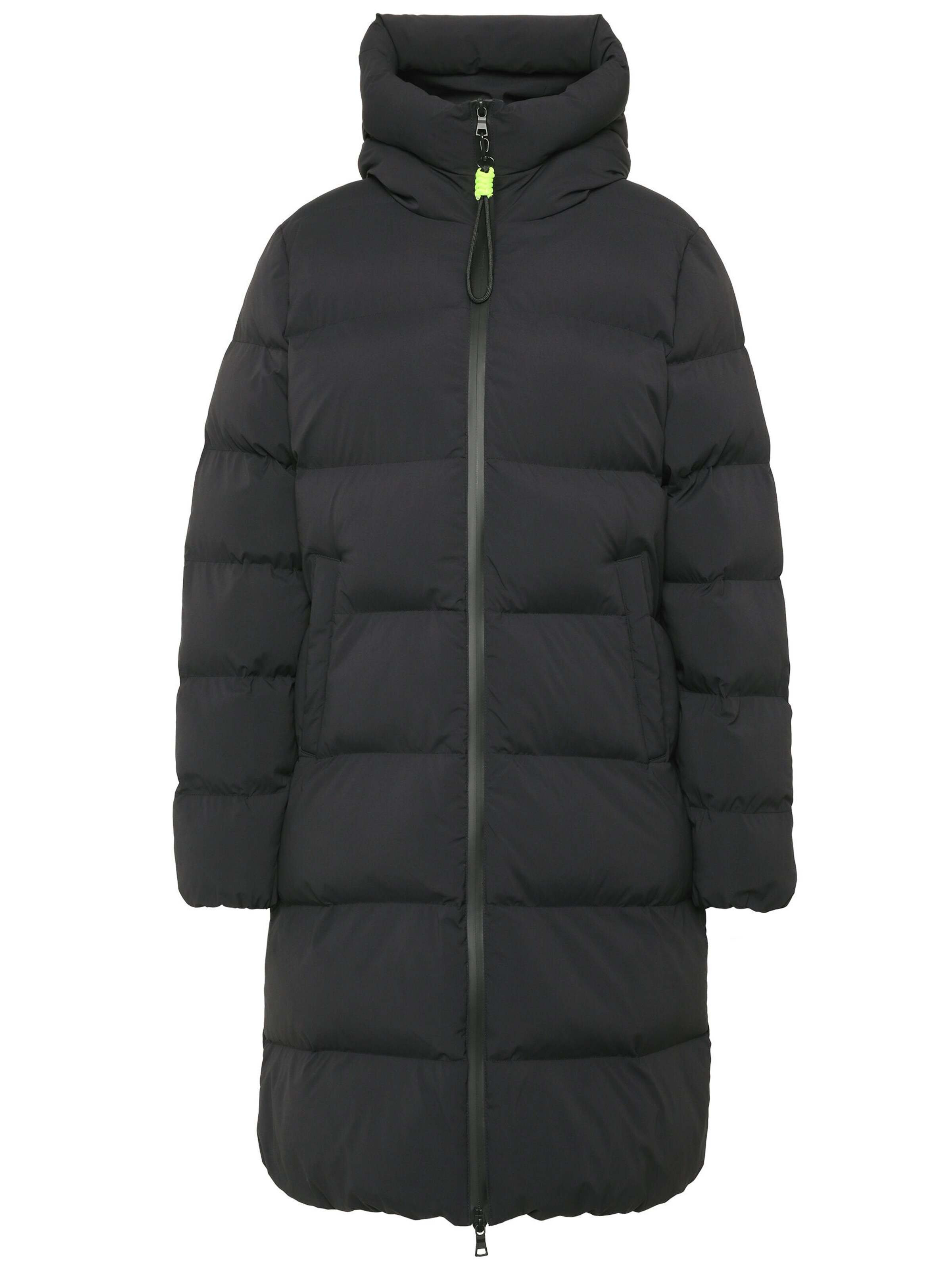 No. 1 Como Mantel 'Luzie' in Schwarz: Vorderseite