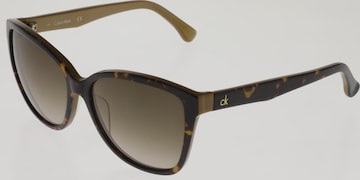 Calvin Klein Sonnenbrille One Size in Braun: Vorderseite