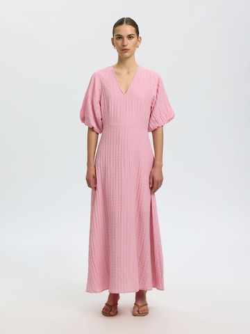 SELECTED Jurk 'SLFMaddie' in Roze: voorkant