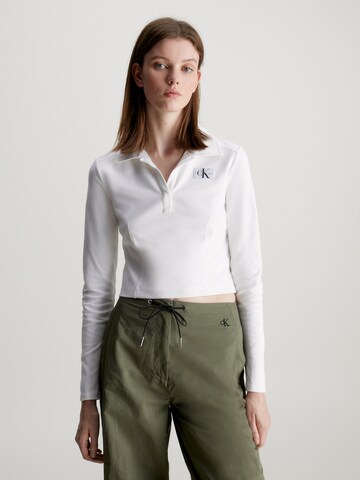 Calvin Klein Jeans Shirt in Weiß: Vorderseite