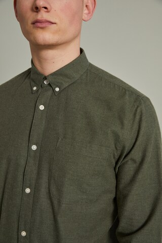 Coupe regular Chemise 'Trostol' Matinique en vert