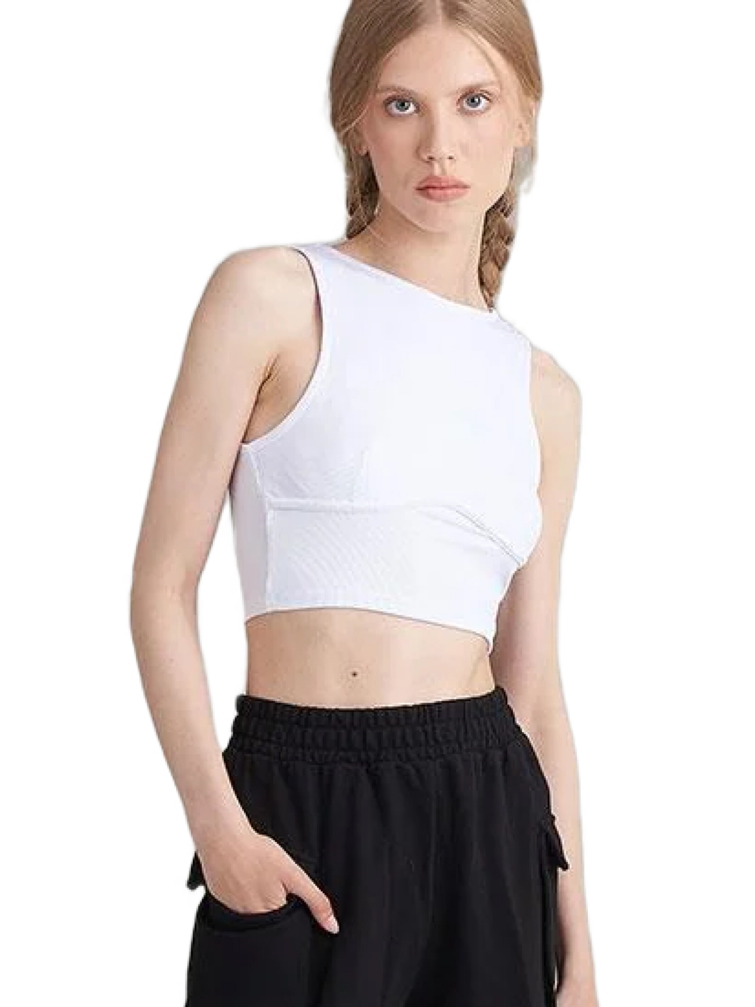 Haut Rivus en blanc : devant