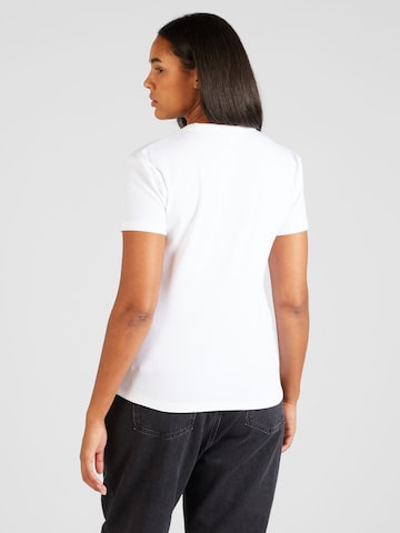 T-shirt Calvin Klein Jeans Curve en blanc