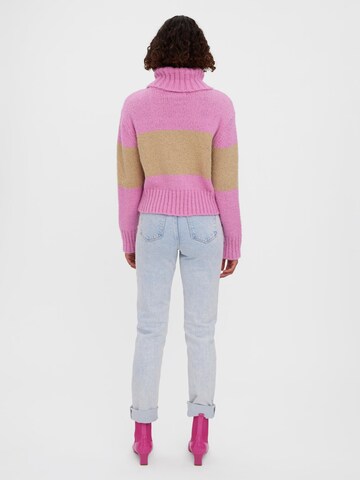 VERO MODA Sweater 'Wine' in Pink