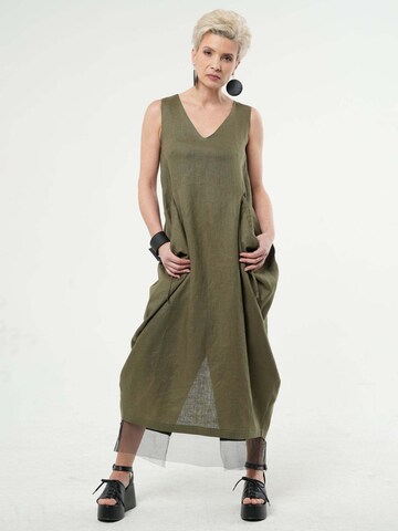 Robe d’été Metamorphoza en vert : devant