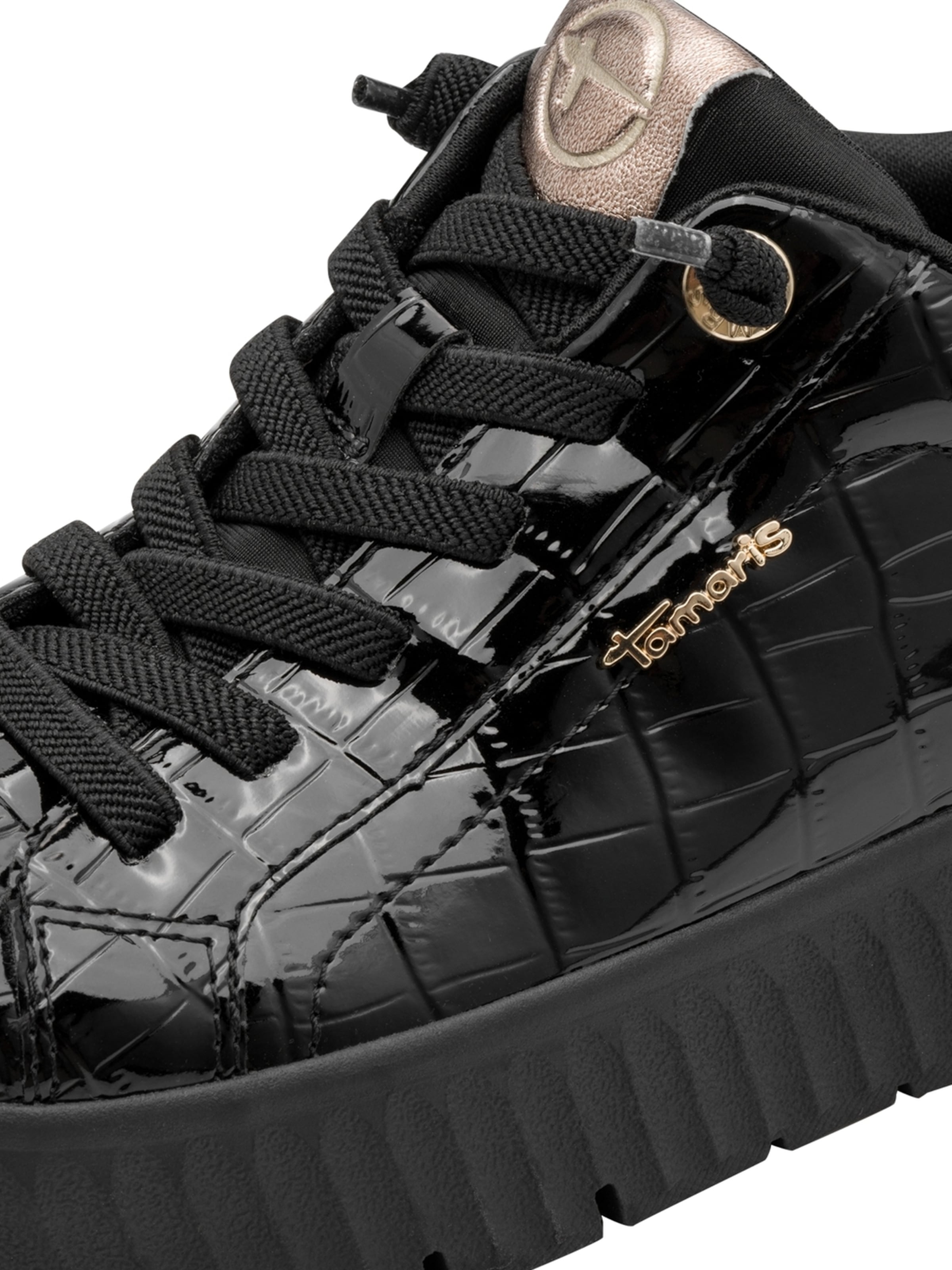 Baskets basses Tamaris en noir