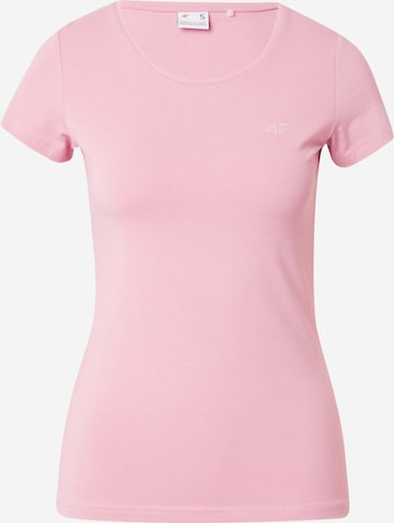 4F - Camiseta funcional 'F0906' en rosa: frente